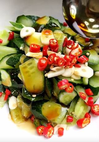 Tossed Cucumber recipe