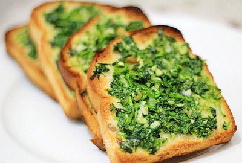 #aca烤明星大赛#coriander Garlic Toast recipe