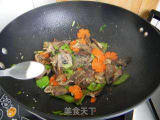Mixed Vegetables and Sheep Heart Slices recipe