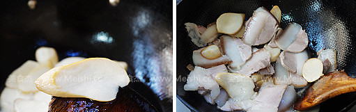 Pleurotus Eryngii Twice-cooked Pork recipe