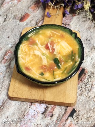 Enoki Mushroom Soup recipe