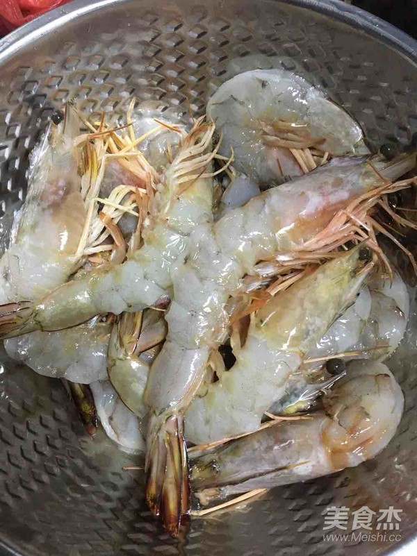 Braised Prawns in Oyster Sauce recipe