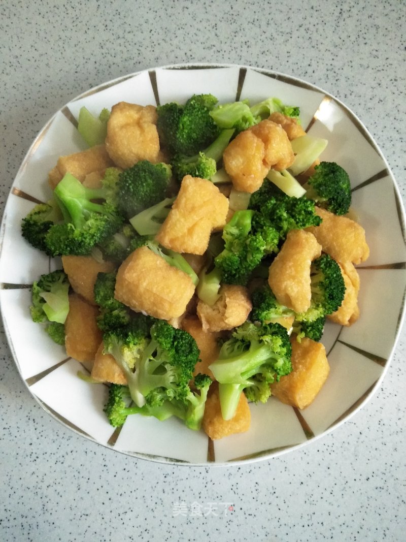 Stir-fried Broccoli with Tofu recipe