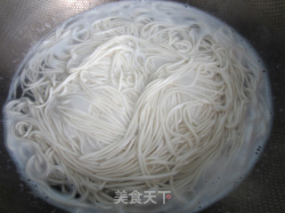 Fried Noodles with Vegetables and Pork recipe