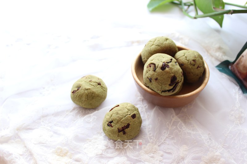 Matcha Cranberry Mochi recipe