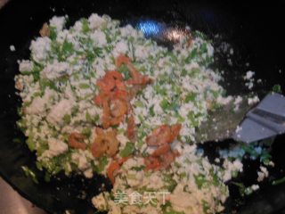 Chrysanthemum Shrimp and Small Tofu recipe