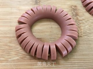 Ham Sausage Sun Egg recipe