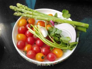 Asparagus and Cherry Tomato Warm Salad recipe