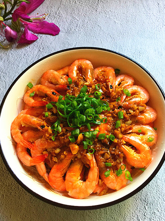 Steamed Shrimp with Garlic Vermicelli
