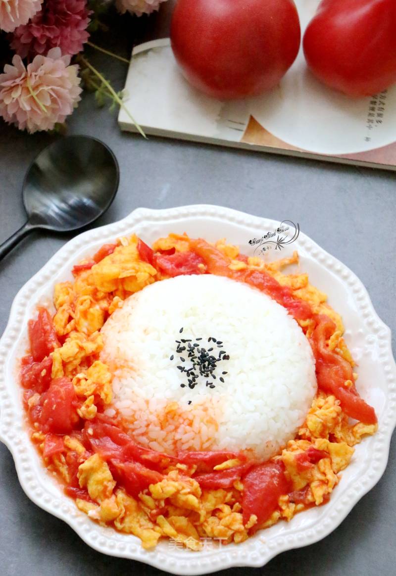 Tomato and Egg Rice Bowl