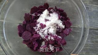 Golden Purple Sweet Potato Bread recipe
