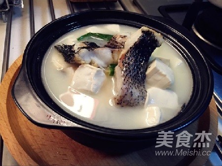 Tide White Black Fish with Soft Tofu recipe