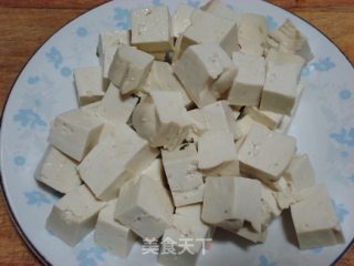 Stewed Tofu with Red Pork Belly in Snow recipe