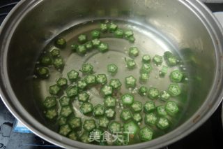 【guangdong】enoki Mushroom Mixed with Okra recipe