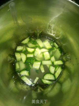 Cucumber Lotus Root Millet Rice Paste recipe