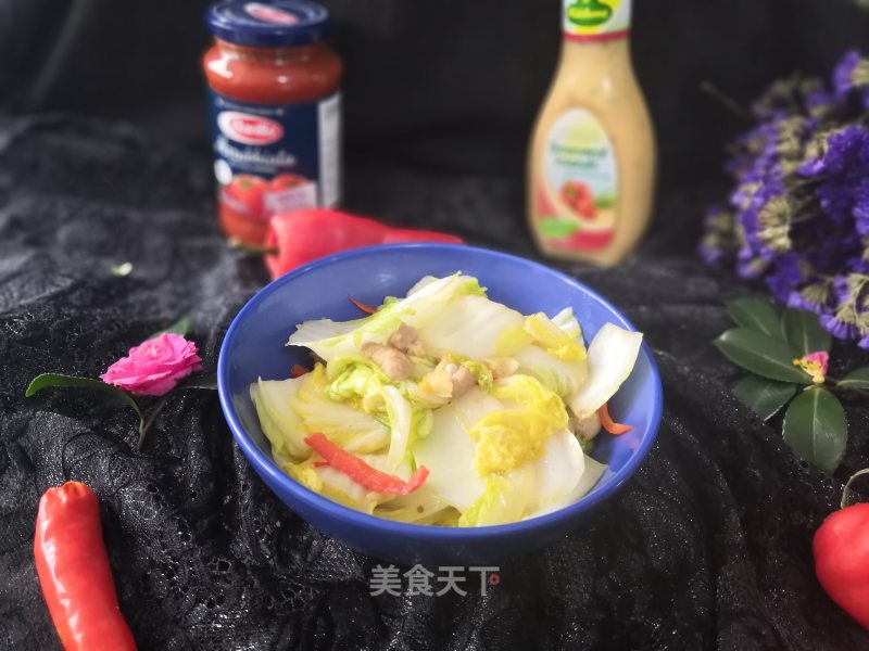 Stir-fried Baby Vegetables with Pork Belly recipe