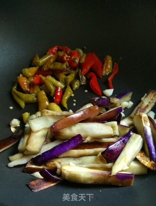 Fried Eggplant with Sour Chili in Old Altar recipe