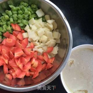 Tofu Diced Seasonal Vegetables recipe