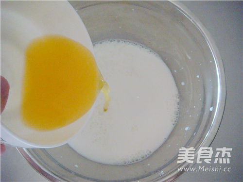 Orange-flavored Egg Pudding recipe