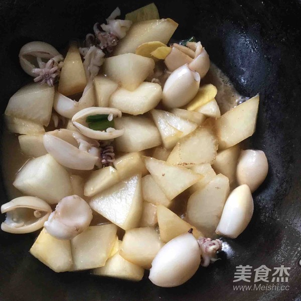 Cuttlefish Roasted Winter Melon recipe