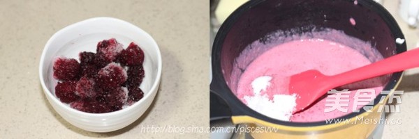Berry Caramel Semicircle Mousse recipe