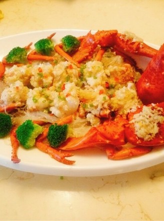 Steamed Lobster with Garlic recipe