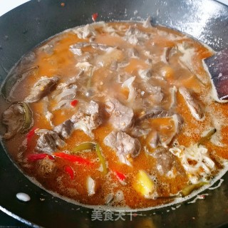 Spicy Pork Lung recipe