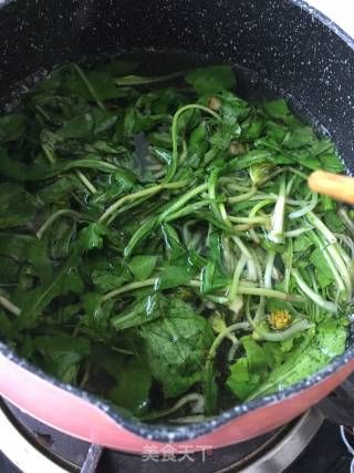 Baked Goose Eggs with Dandelion recipe