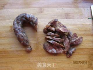 Stir-fried Fungus with Sausage recipe