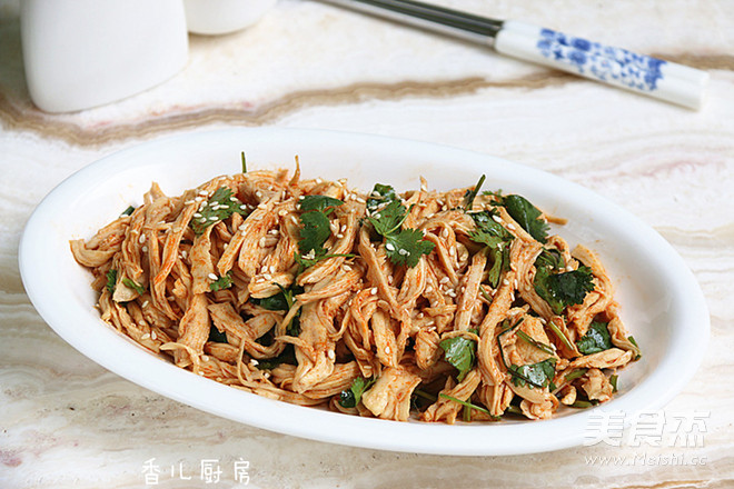 Spicy Shredded Chicken recipe