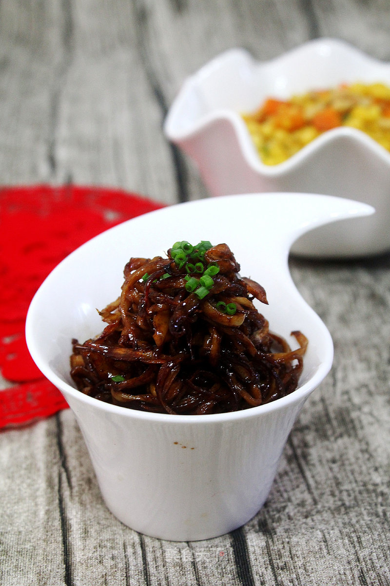 Stir-fried Shredded Eryngii Mushrooms recipe