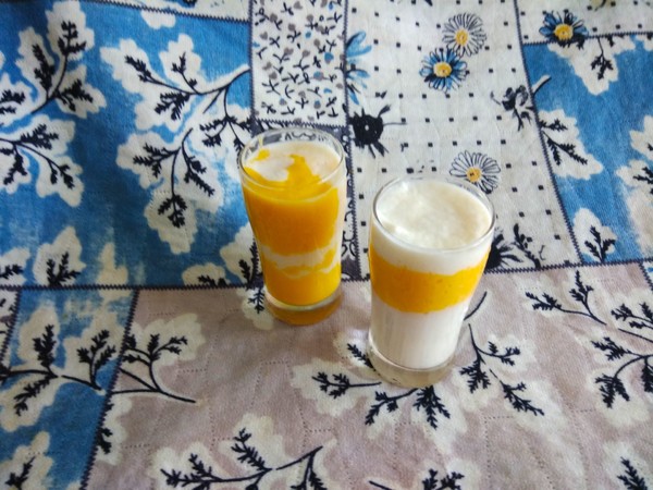 Double Fruit Milkshake recipe