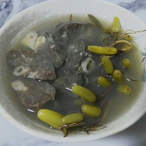 Stone Olive Pig Lung Soup recipe