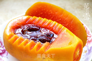 Classic Papaya Stewed Hashima recipe