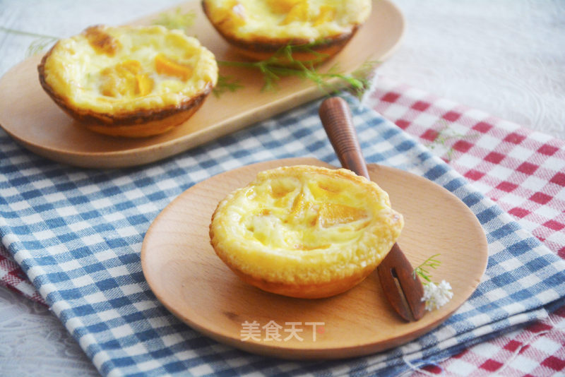 #四sessional Baking Contest is Love to Eat Festival#mango Egg Tarts recipe