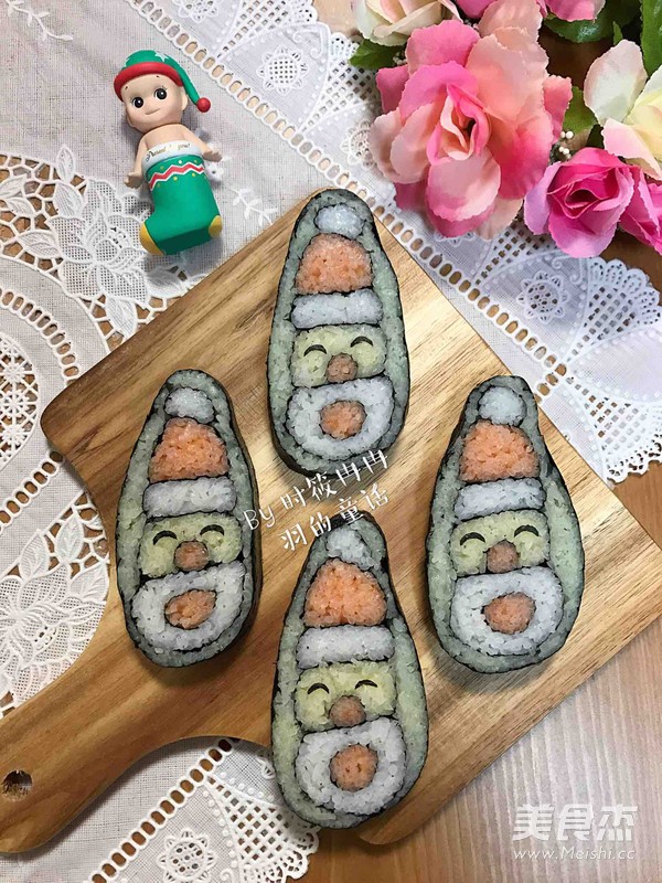 Santa Sushi recipe