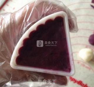 Healthy Purple Potato Yam Cake recipe