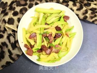 Zucchini Fried Bacon recipe