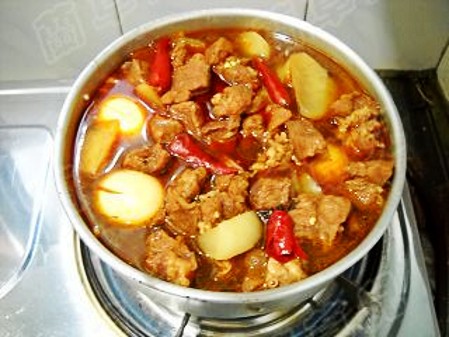 Beef Hot Pot in Red Oil recipe