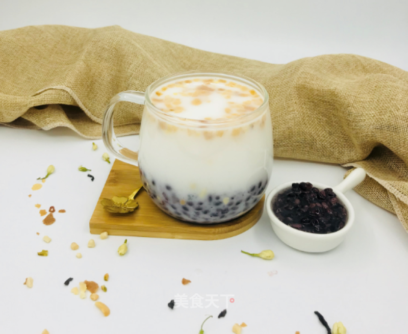 Hot Drinks for Autumn and Winter︱ Coconut Valley Purple Rice Popcorn recipe
