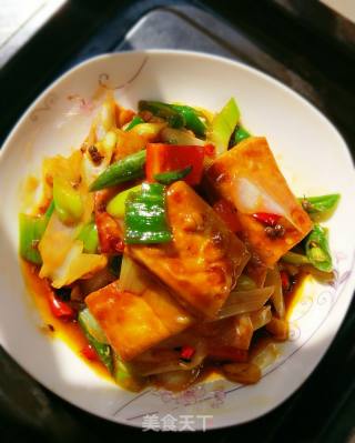 Stir-fried Tofu with Scallions recipe