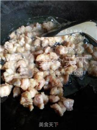 Stir-fried Diced Pork with String Beans recipe