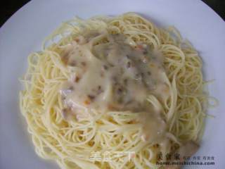 Lazy Way to Eat @@美食简~~ Cheese, Clams, Seafood Pasta recipe