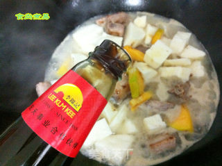 Braised Pork Ribs with Yam Pumpkin recipe