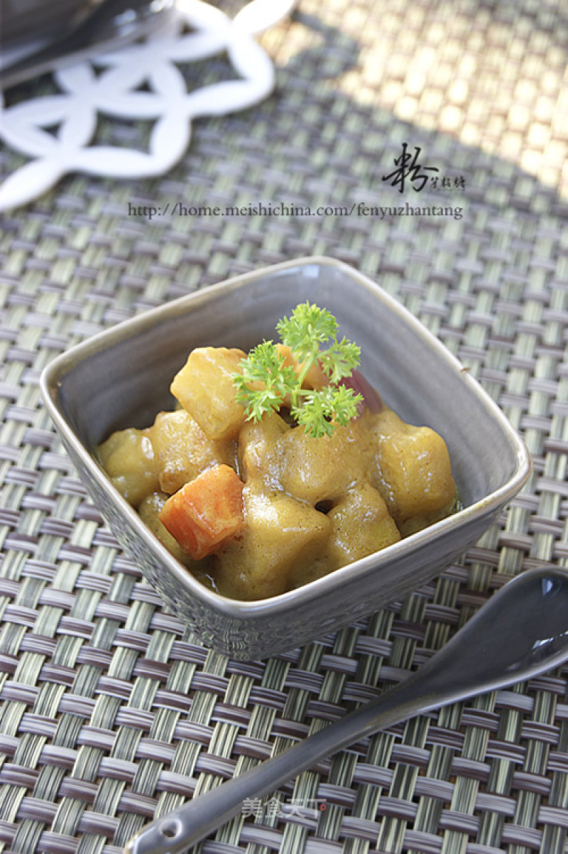 A Trick to Make The Curry Taste More Vivid-curry Potato Chicken recipe