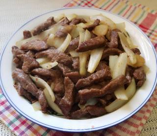 Fried Beef with Onion recipe