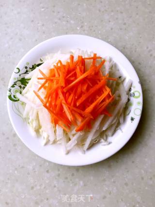 【shandong】sweet and Sour Mixed with Three Silks recipe