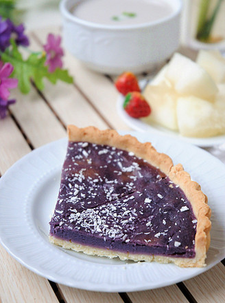 Coconut Purple Potato Pie recipe