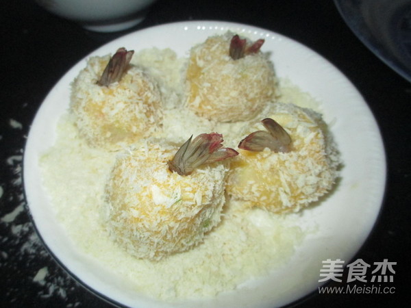 Shrimp Balls with Mashed Potatoes recipe