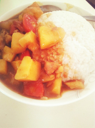 Curry Chicken Drumstick Rice recipe